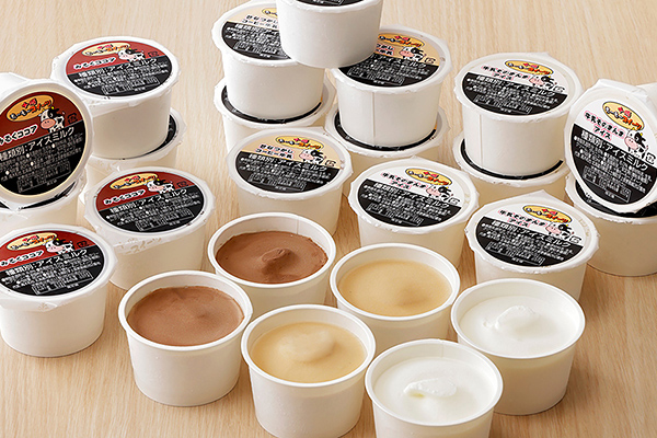 十勝もーもースイーツ　牛乳そのまんまアイス3種セット＜80ml×24個＞