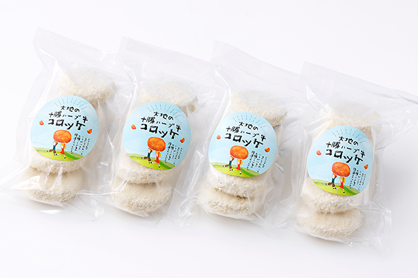 十勝ハーブ牛と北海道産ポークの大地のメンチカツ＜70g×15個＞