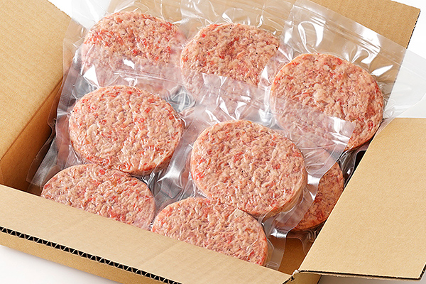 ニークファクトリーの道産和牛100%ハンバーグ＜120g×10個＞