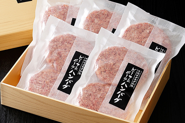 十勝ナイタイ和牛　ビーフ&ポーク　ハンバーグ＜120g×10個＞
