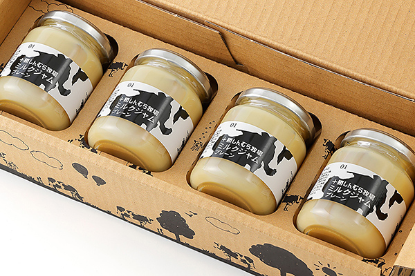 十勝しんむら牧場　放牧牛のミルクジャムプレーン＜140g×4個＞