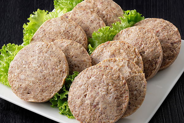 自社牧場で飼育した黒毛和牛100％特製ハンバーグ2種セット＜180g×10個＞