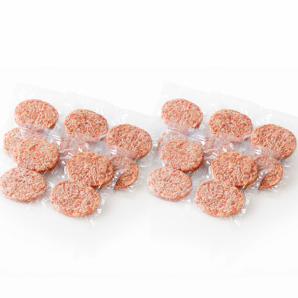 ニークファクトリーの道産和牛100%ハンバーグ＜120g×20個＞