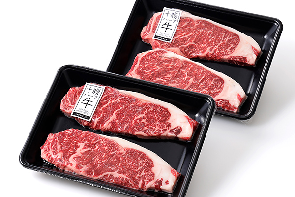 十勝ハーブ牛　サーロインステーキ＜計800g＞