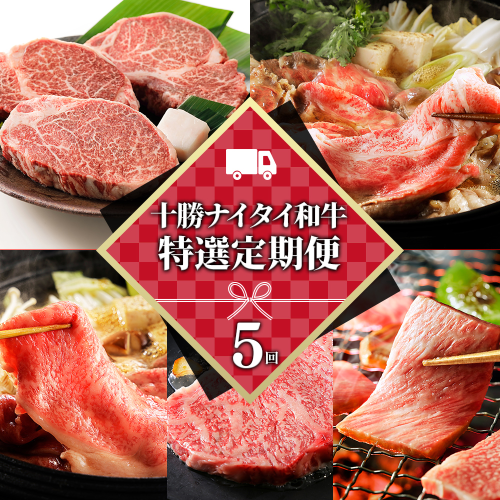 十勝ナイタイ和牛特選定期便　5ヵ月コース